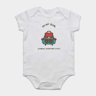 Oh my glob, algebraic adventure await, Outdoor Baby Bodysuit